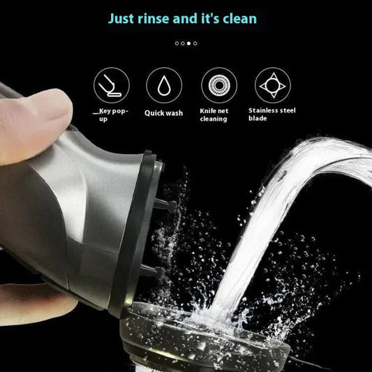 Wasserdichter ergonomischer Rasierer für Herren