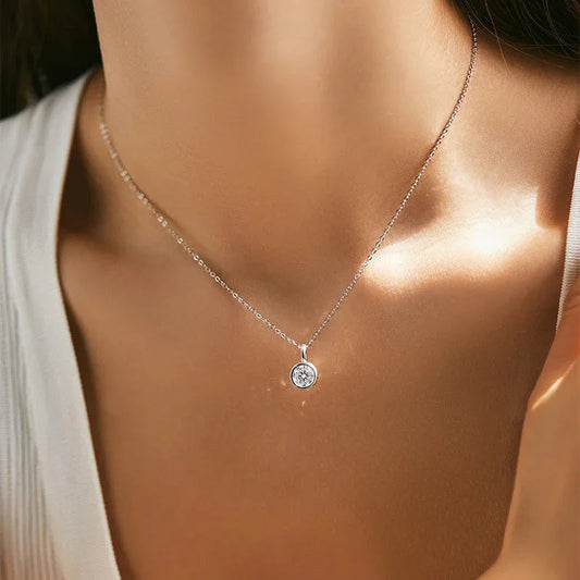 Elegante Halskette aus Sterlingsilber für Damen