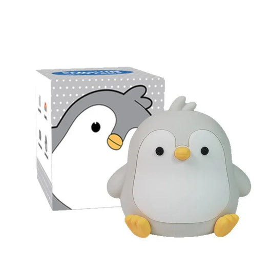 Baby Pinguin Kleines Nachtlicht Nachttisch-Silikon-Tischlampe