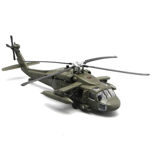Black Hawk Gunship Militär-Modellspielzeug
