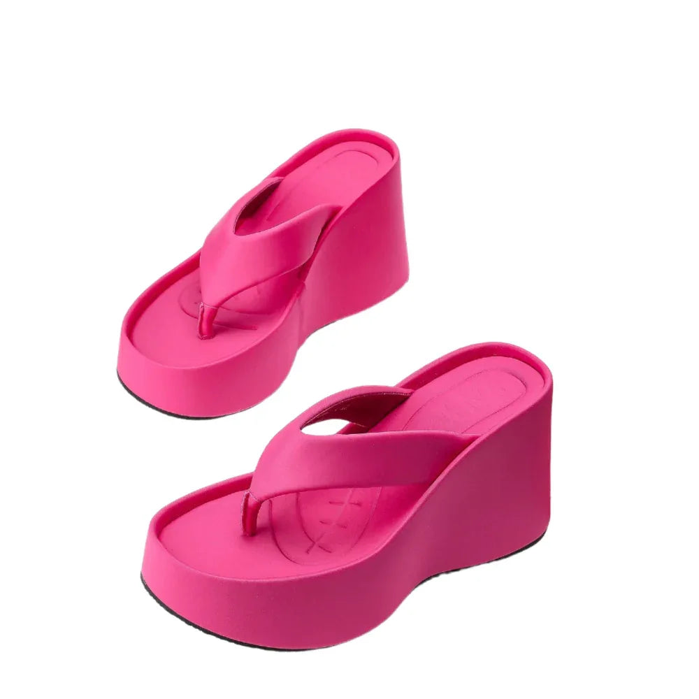 Plateauschuhe Damen Sandalen