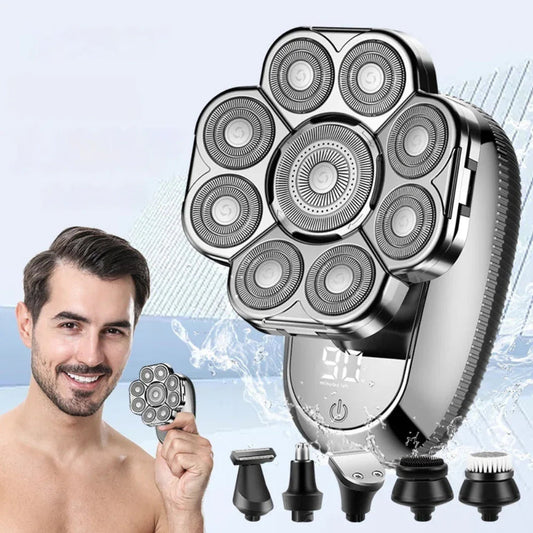 Herren Digitalanzeige Multifunktionaler Elektrorasierer