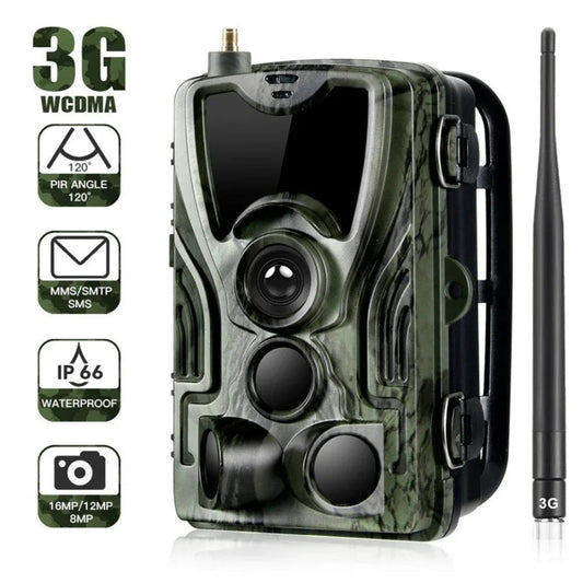 Jagd-Wildkamera Fotofalle HC801A Nachtsicht Auslöser Überwachung 1080P 16MP