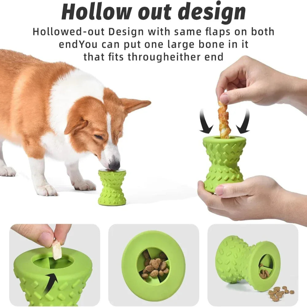 Interactive Food Treat Dispensing Chew Toys For Puppies Dogs