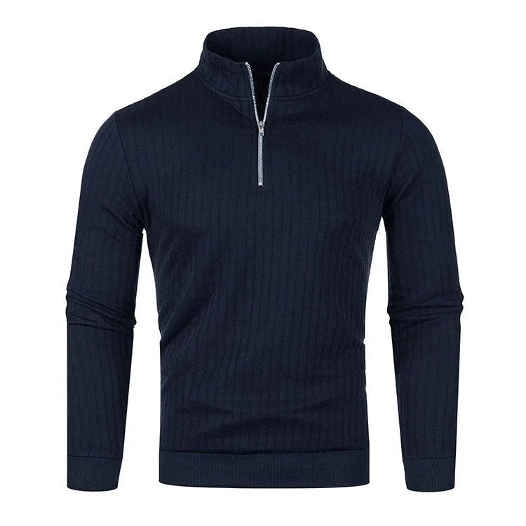 Men's Half-High Zipper Collar Sweaters