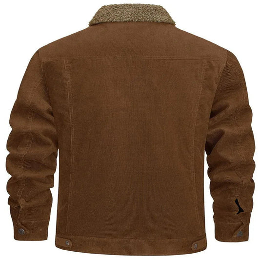 Herren Polyester Winterjacke mit doppelten Brusttaschen