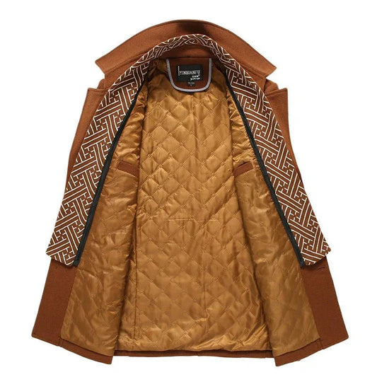 Herren Winter Herbst Dorchester Cabanjacke Wollmantel