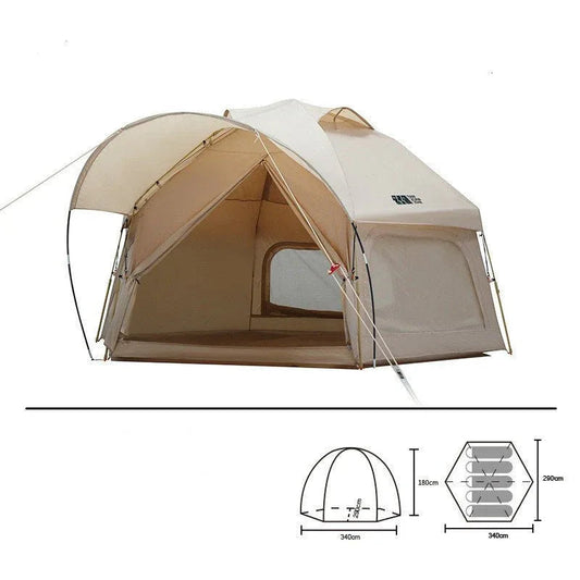 Verdicktes, regendichtes, tragbares, automatisches Klappzelt für Camping im Freien