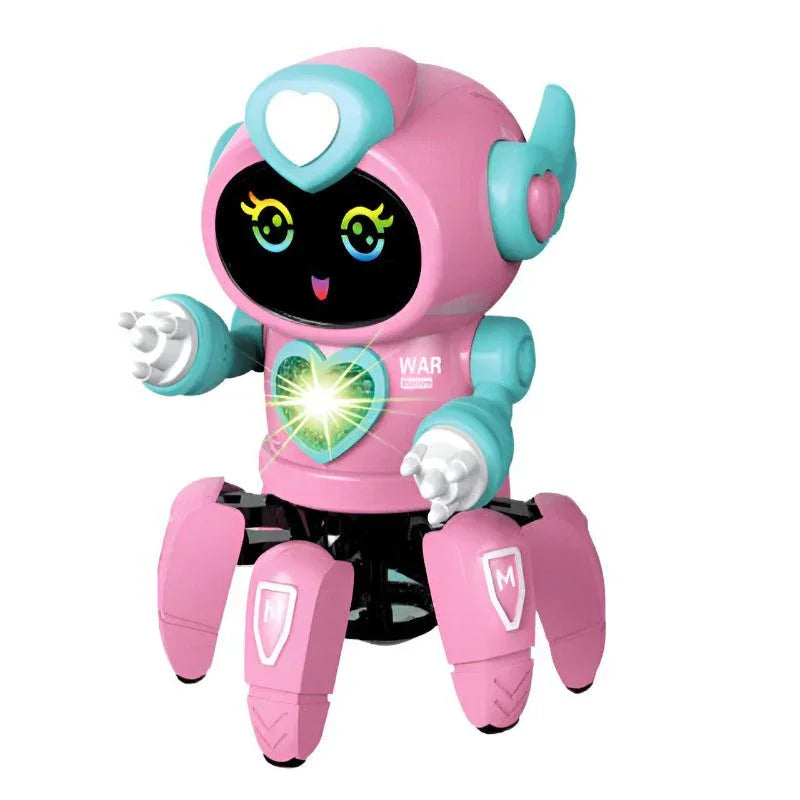 Smart Electronic Six-Claw Dancing LED Music Robot Toys For Kids Children Birthday Gift