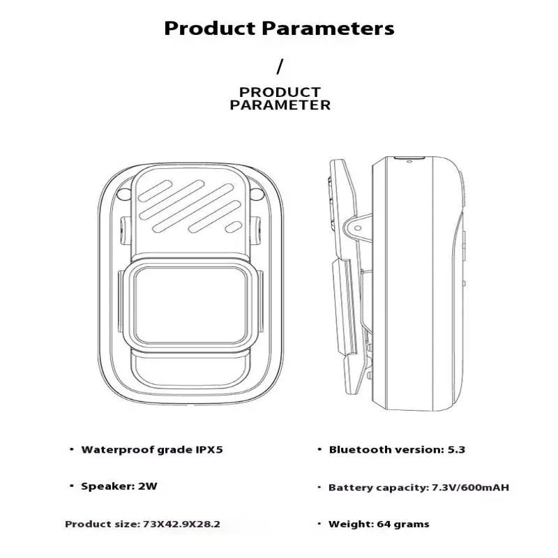 Kabelloser tragbarer Mini-Bluetooth-Lautsprecher