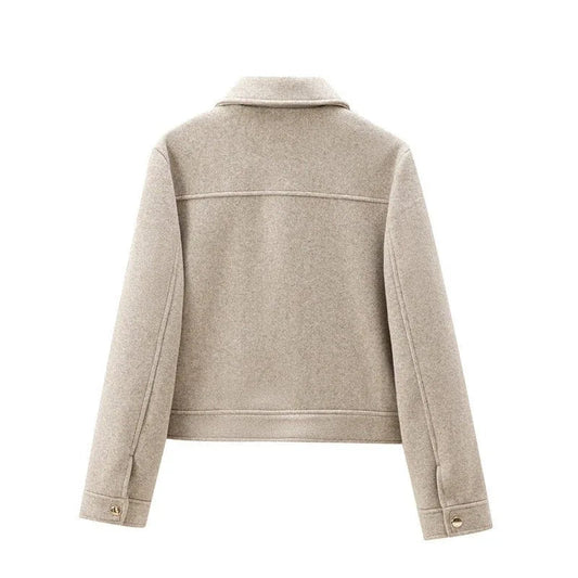 Damen Weiche Reißverschlussjacke