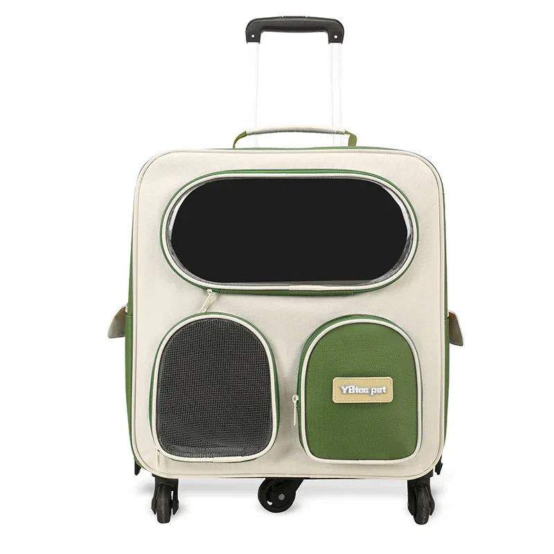 Bequemer Rucksack-Ausflugs-Haustier-Trolley-Tasche für Katzen und Hunde