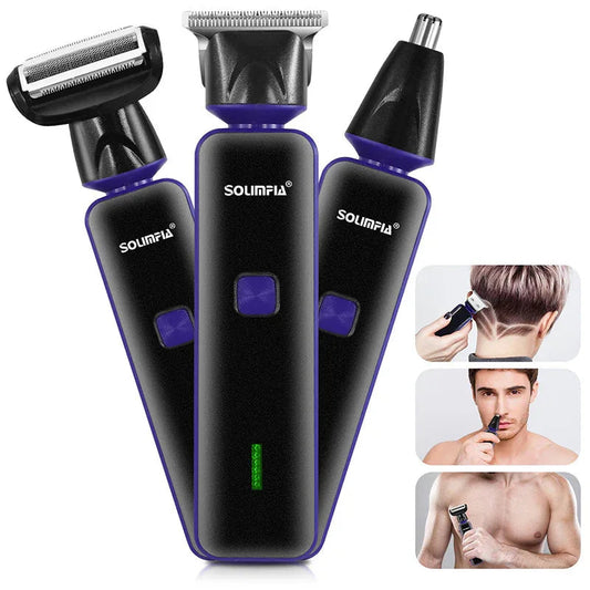 3-in-1 Nasenhaarschneider, multifunktionaler Haartrimmer für Männer
