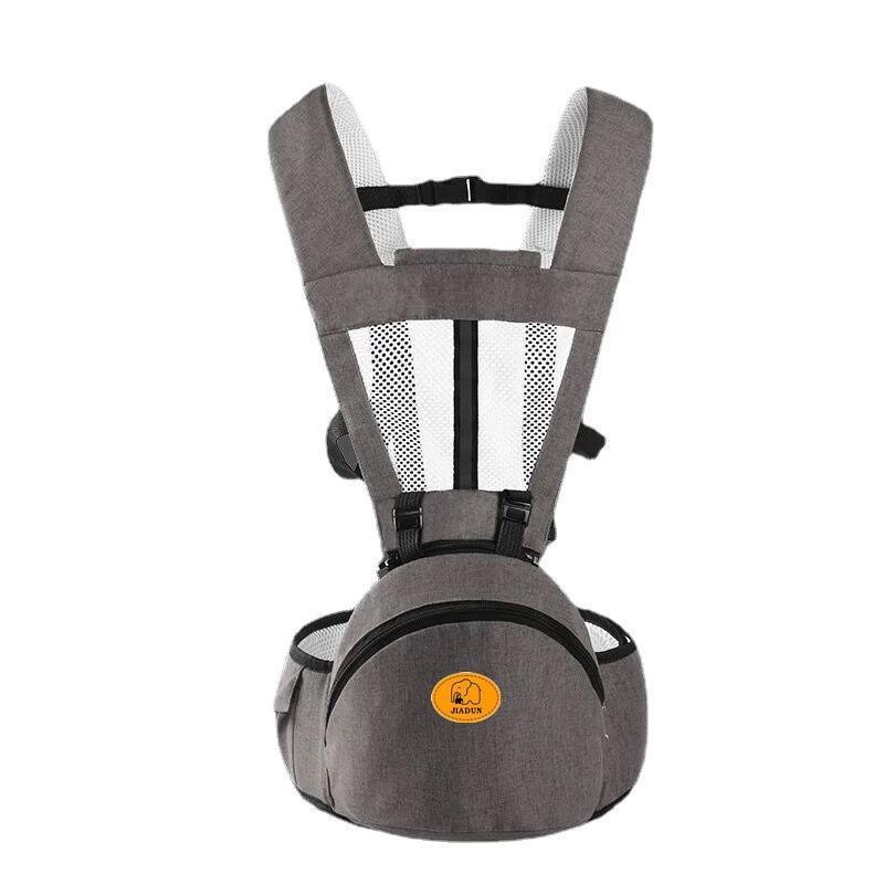 Bequeme, ergonomische Babytragen mit verstellbaren Gurten und großer Bauchtasche für Säuglinge und Kinder von 0-36 Monaten, Unisex