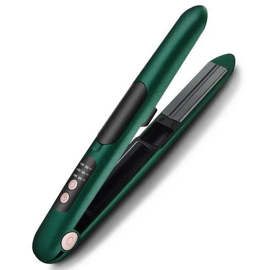 Kabelloses Laden Dual-Use Haarglätter Mini Tragbarer Pony Glätt- und Lockenstab
