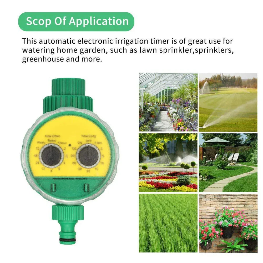 Programmierbarer Gartenbewässerungs-Timer mit LCD-Display, automatischer Bewässerungssteuerung