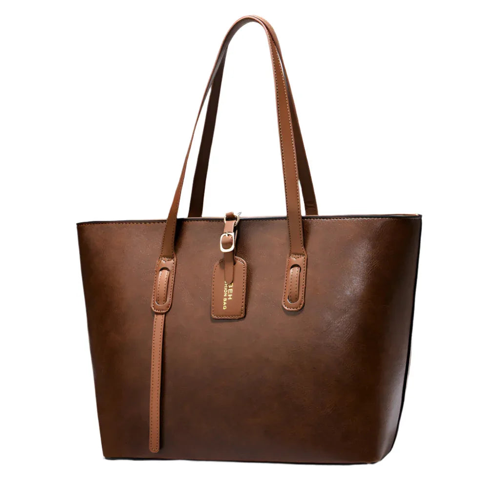 Leder Schulter-Umhängetasche Vielseitige hochwertige Handtasche für Damen