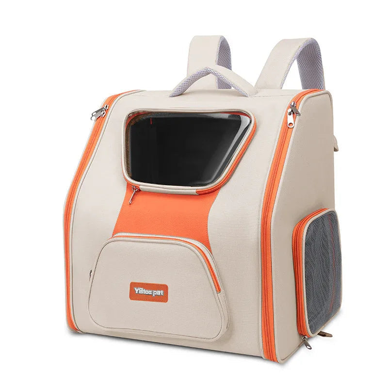 Haustier-Trolley-Tasche Panorama-Modell Große Kapazität Katzen-Hunde-Rucksack