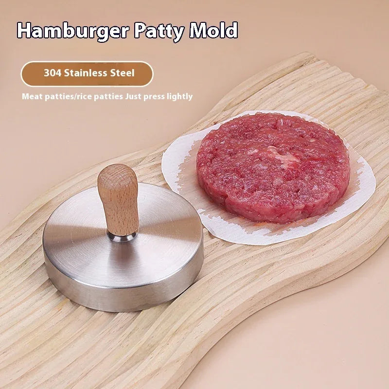 Edelstahl Hamburger-Fleischpresse, Formwerkzeug für die Küche