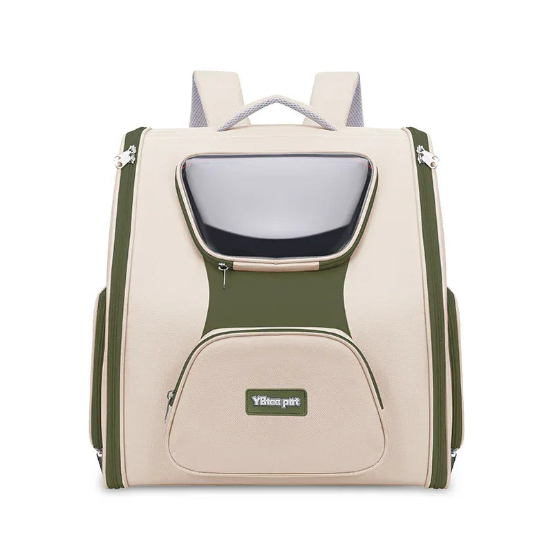 Haustier-Trolley-Tasche Panorama-Modell Große Kapazität Katzen-Hunde-Rucksack