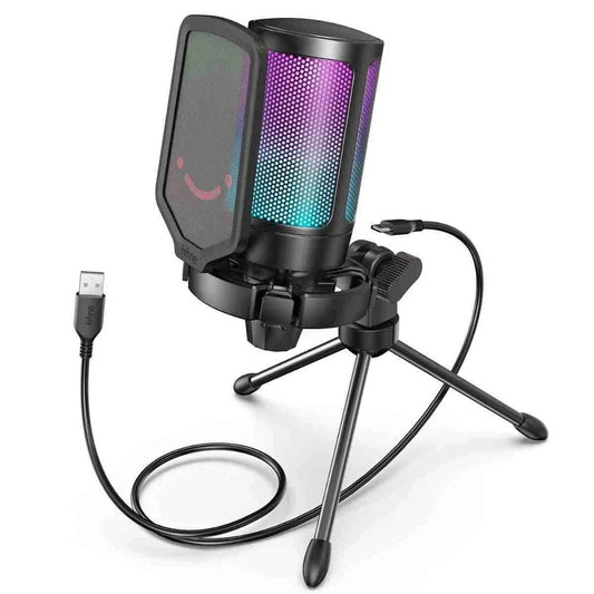 USB Kondensator-Gaming-Mikrofon für PC PS4 PS5