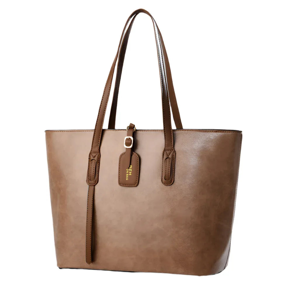 Leder Schulter-Umhängetasche Vielseitige hochwertige Handtasche für Damen