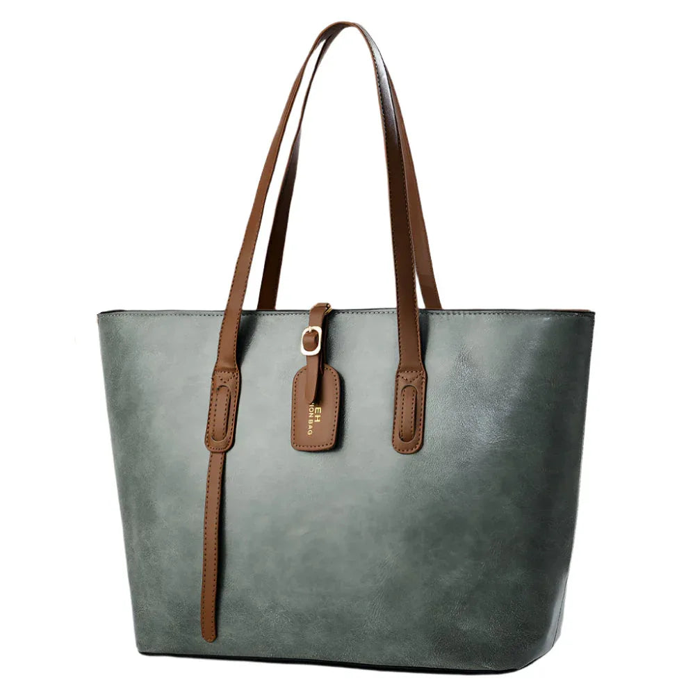 Leder Schulter-Umhängetasche Vielseitige hochwertige Handtasche für Damen