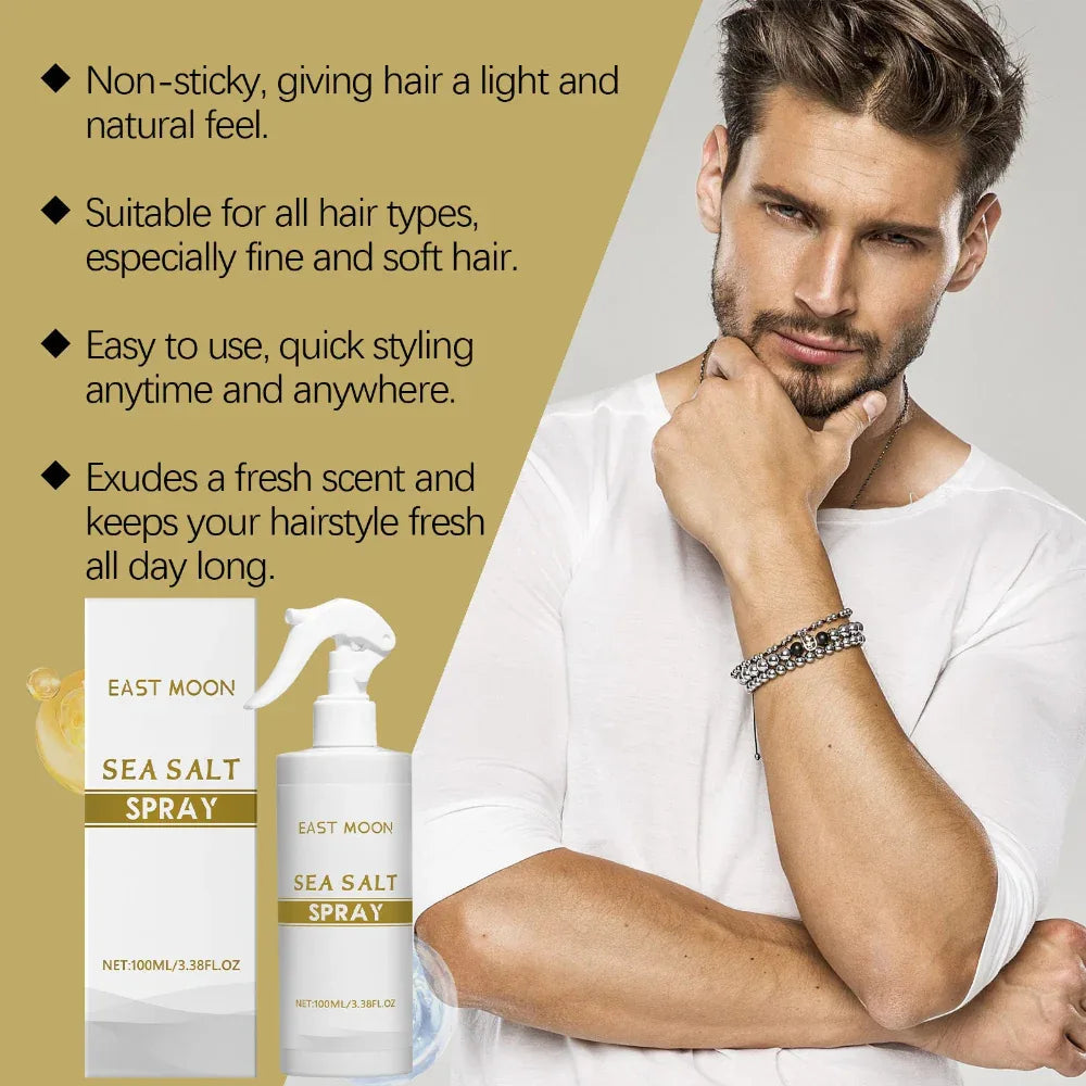 Haarstyling-Spray für Männer mit Meersalz