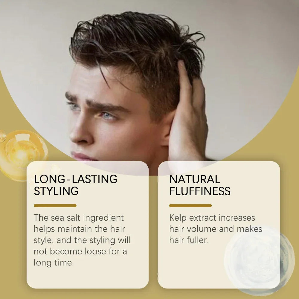 Haarstyling-Spray für Männer mit Meersalz