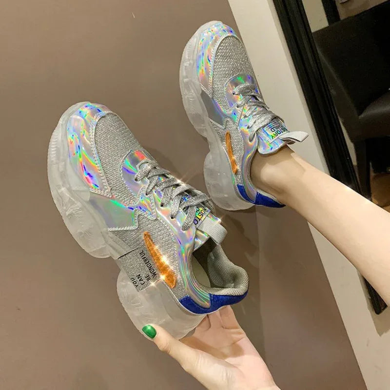 Damen-Sportschuhe aus Kunst-PU