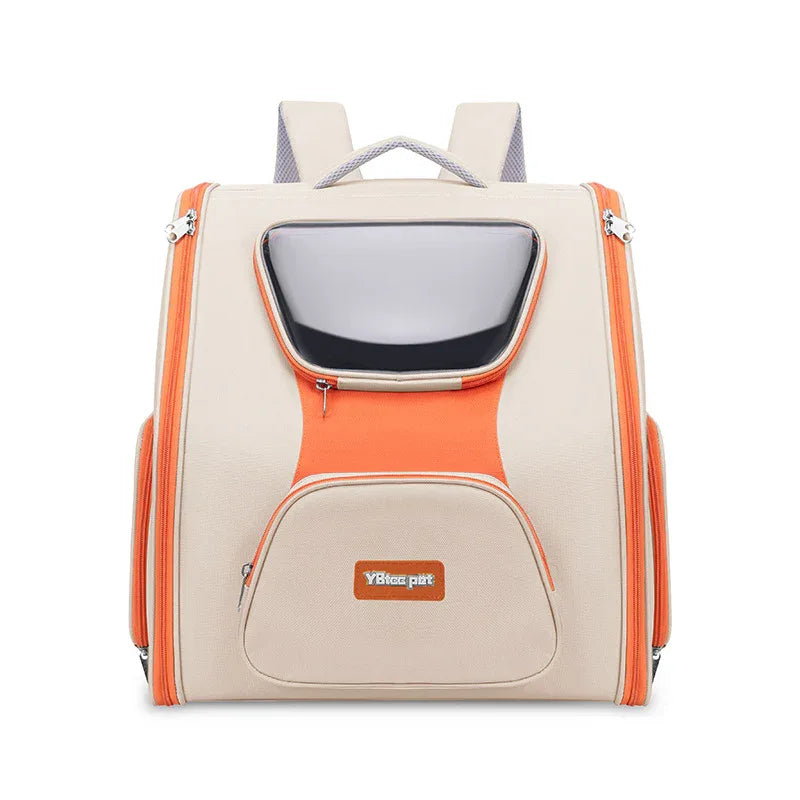 Haustier-Trolley-Tasche Panorama-Modell Große Kapazität Katzen-Hunde-Rucksack
