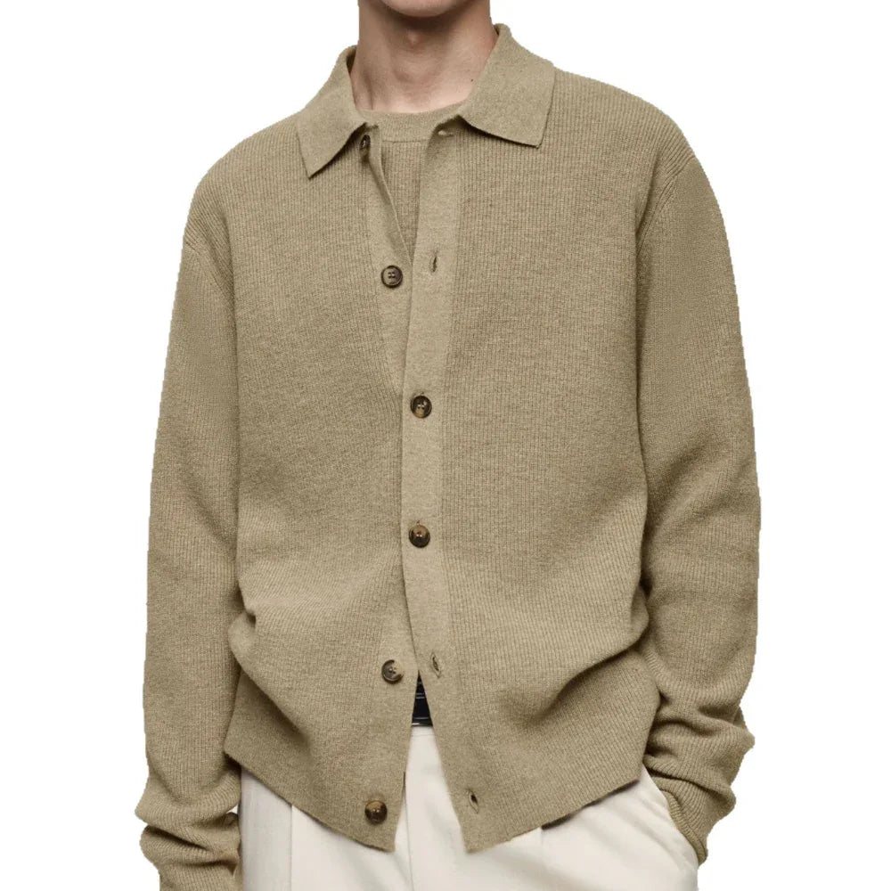 Herren-Freizeitpullover in Uni-Farben