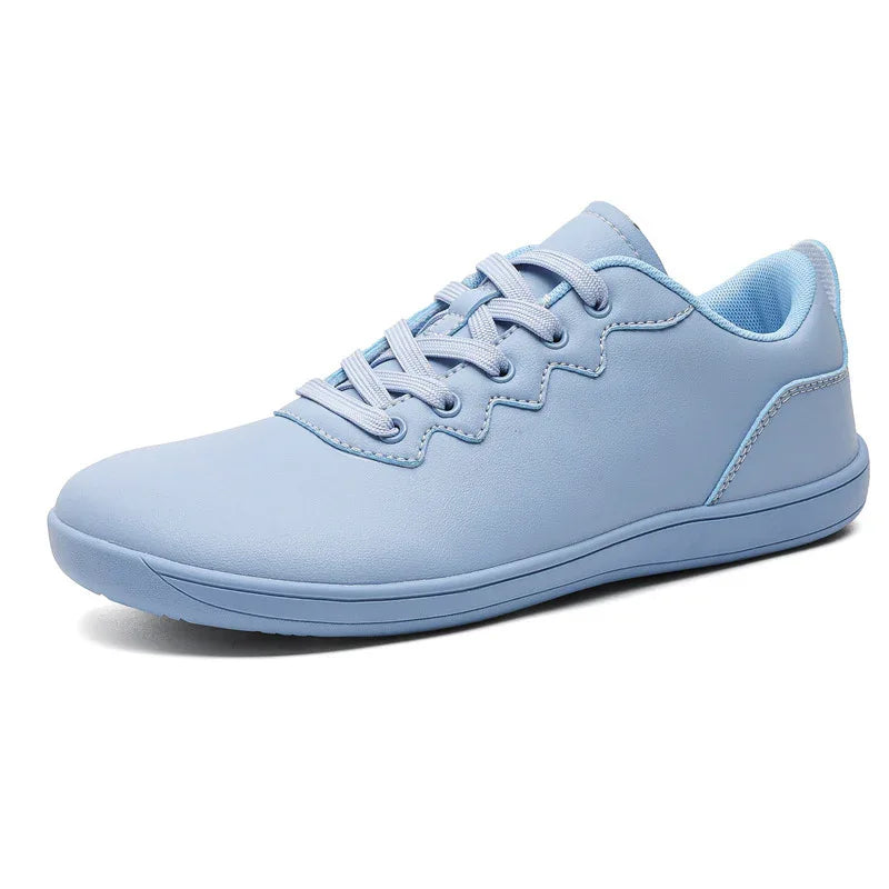 Outdoor-Sneaker, niedriger Schnitt, Schnürverschluss, Lederoberfläche, Freizeitschuhe