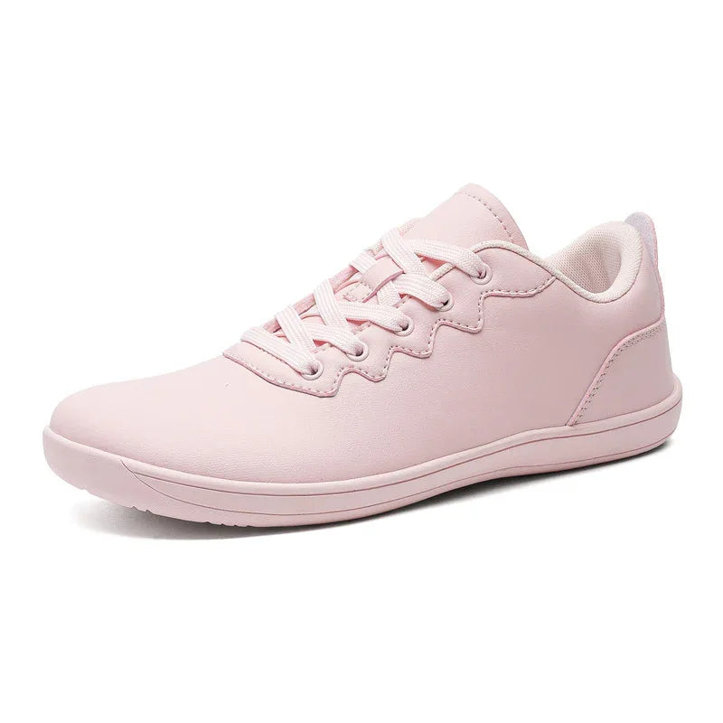 Outdoor-Sneaker, niedriger Schnitt, Schnürverschluss, Lederoberfläche, Freizeitschuhe