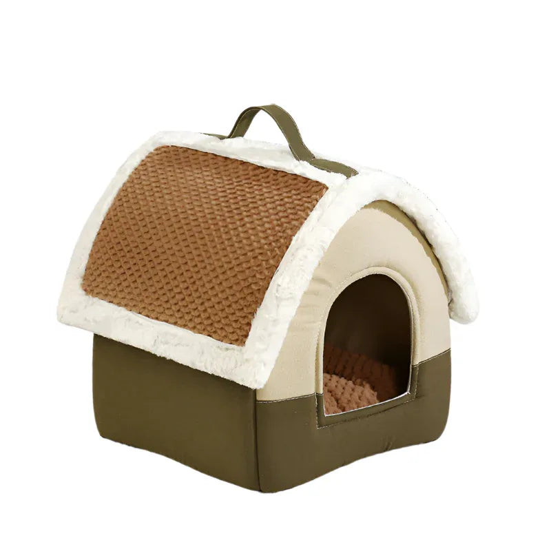 Faltbares Haustier-Katzen-Hundehaus Zwinger Sofa Bett Matte für kleine und mittelgroße Hunde, Katzen und andere Haustiere ähnlicher Größe