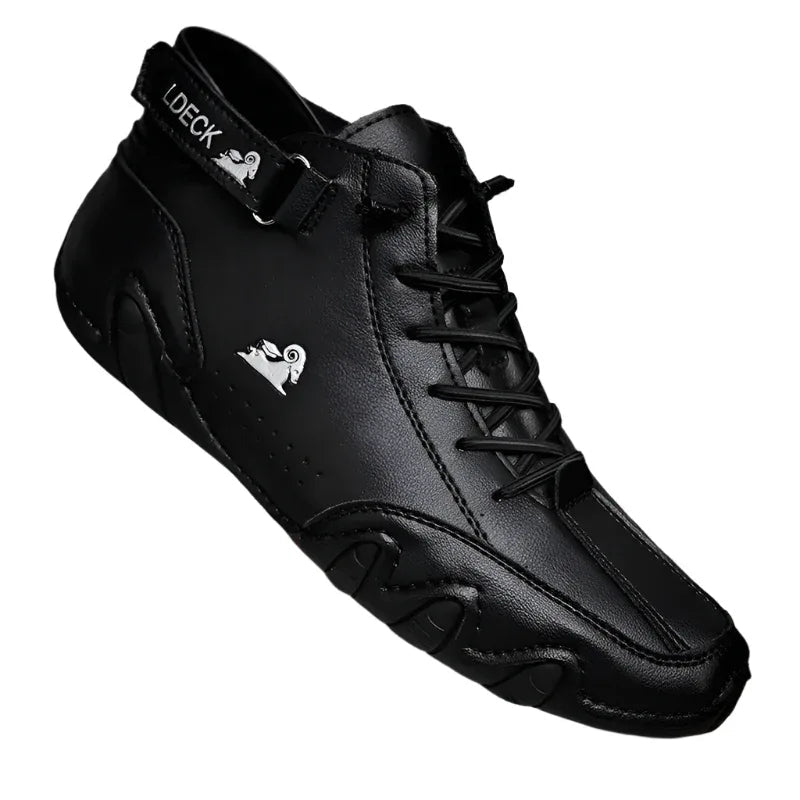 Herren-Stiefeletten Herbst Winter Wildleder Klettverschluss Schuhe Mode Schnürsneaker