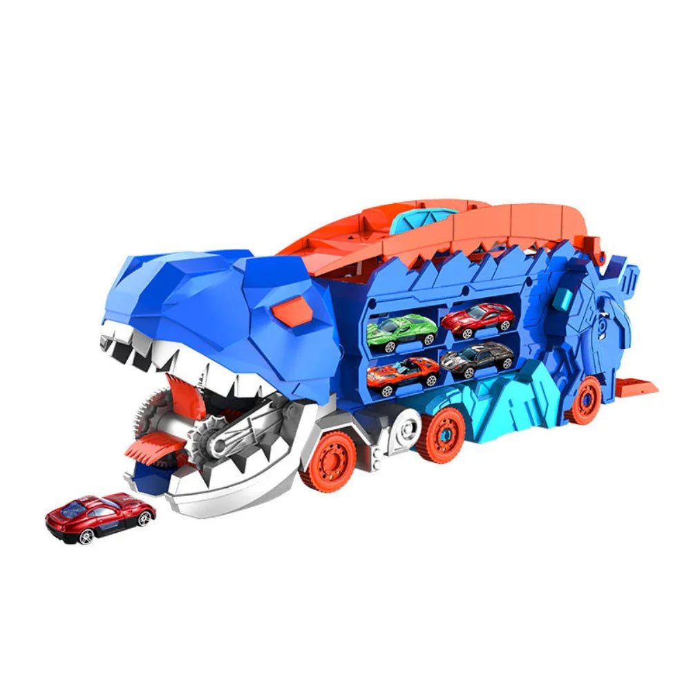 Transformierendes Deformations-Tyrannosaurus-Dinosaurier-Auto-Spielzeug