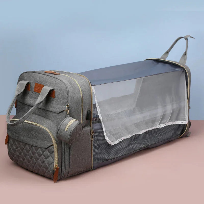 Wickeltasche Multifunktionale Reise-Wasserdichte Junge Mädchen Unisex Tragbare Krippe Rucksack