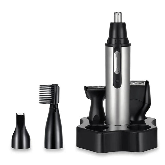Fünf-in-Eins Multifunktionaler USB-Ladefähiger Tragbarer Mini-Nasen-Ohrhaartrimmer