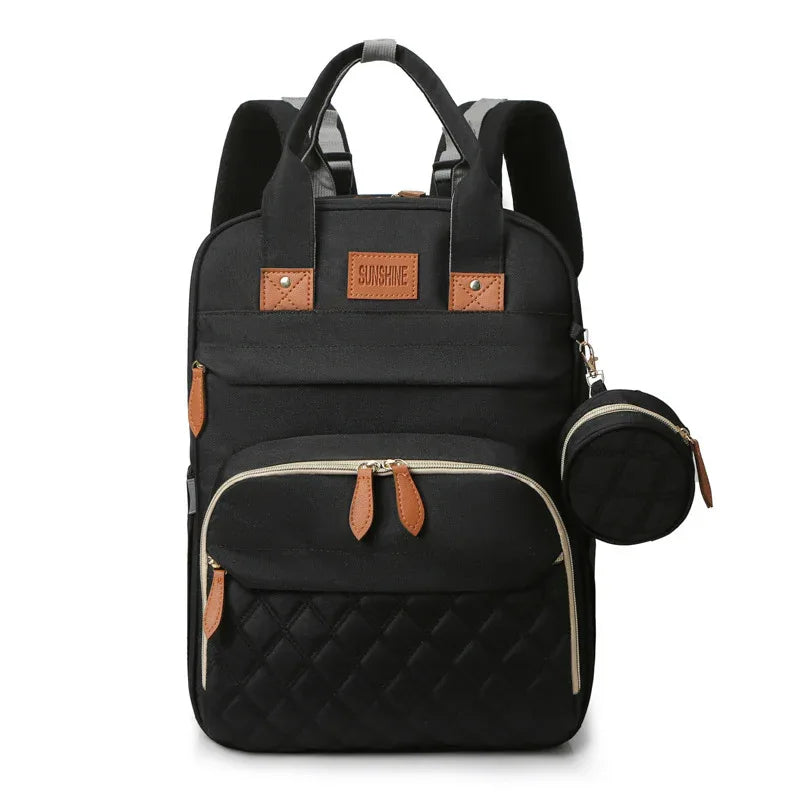 Wickeltasche Multifunktionale Reise-Wasserdichte Junge Mädchen Unisex Tragbare Krippe Rucksack