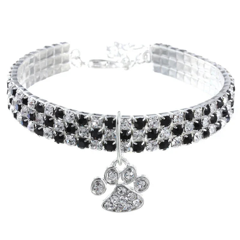 Haustierhalskette mit Diamanten für Katzen und Hunde