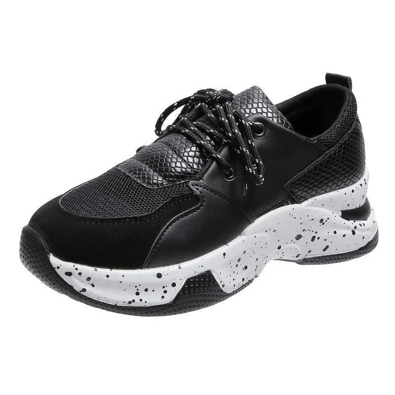 Damen-Schnürsneaker, Walking- und Sportschuhe