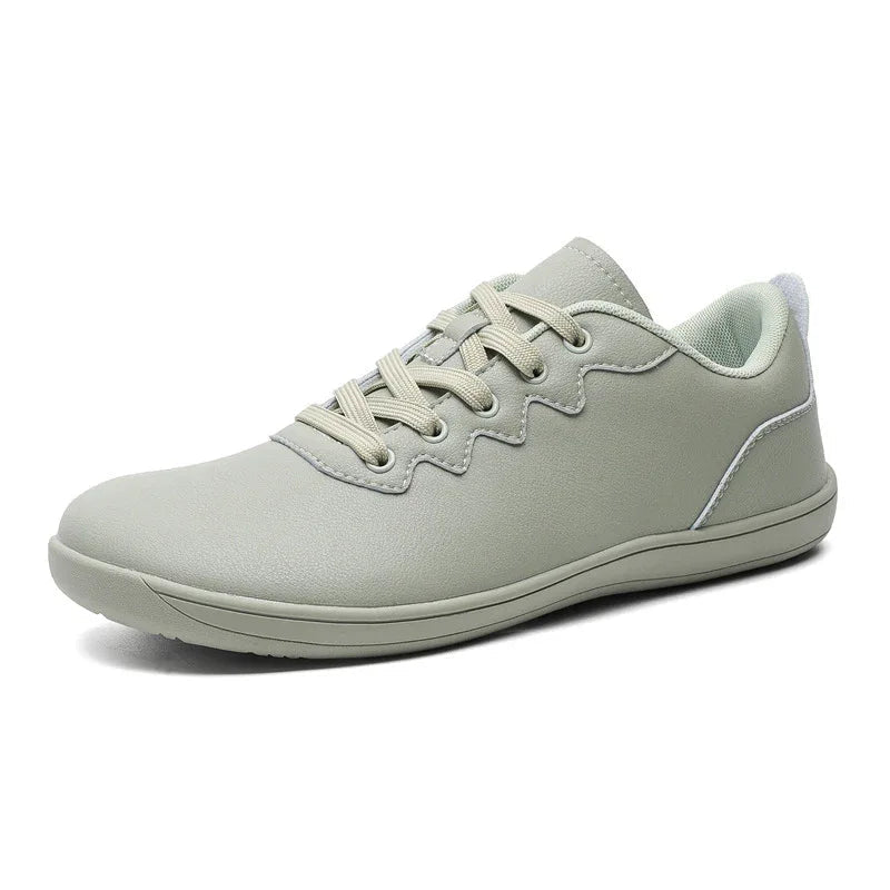 Outdoor-Sneaker, niedriger Schnitt, Schnürverschluss, Lederoberfläche, Freizeitschuhe