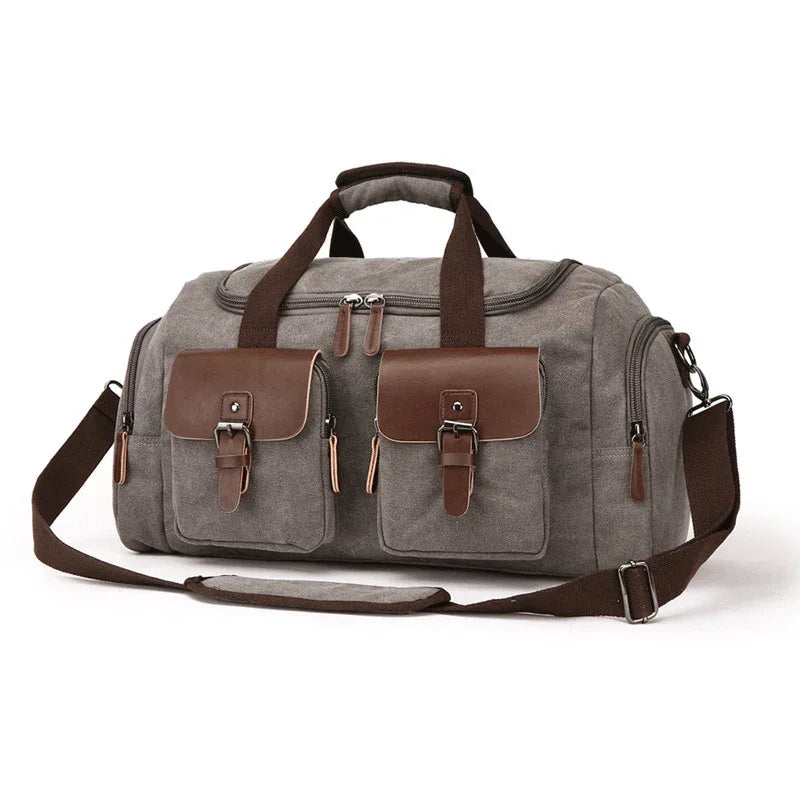 Retro Canvas Reise-Umhängetasche für Damen und Herren