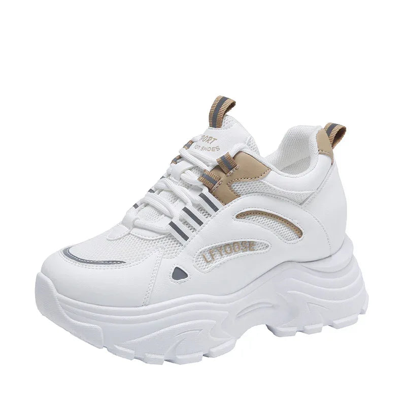 Damen Plateausneaker Mode Sportschuhe Freizeitschuhe