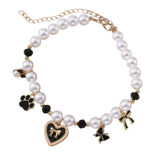 Perlenhalsband für Katzen und Hunde