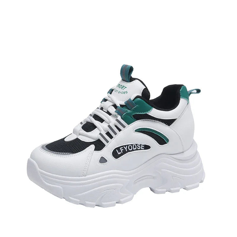 Damen Plateausneaker Mode Sportschuhe Freizeitschuhe