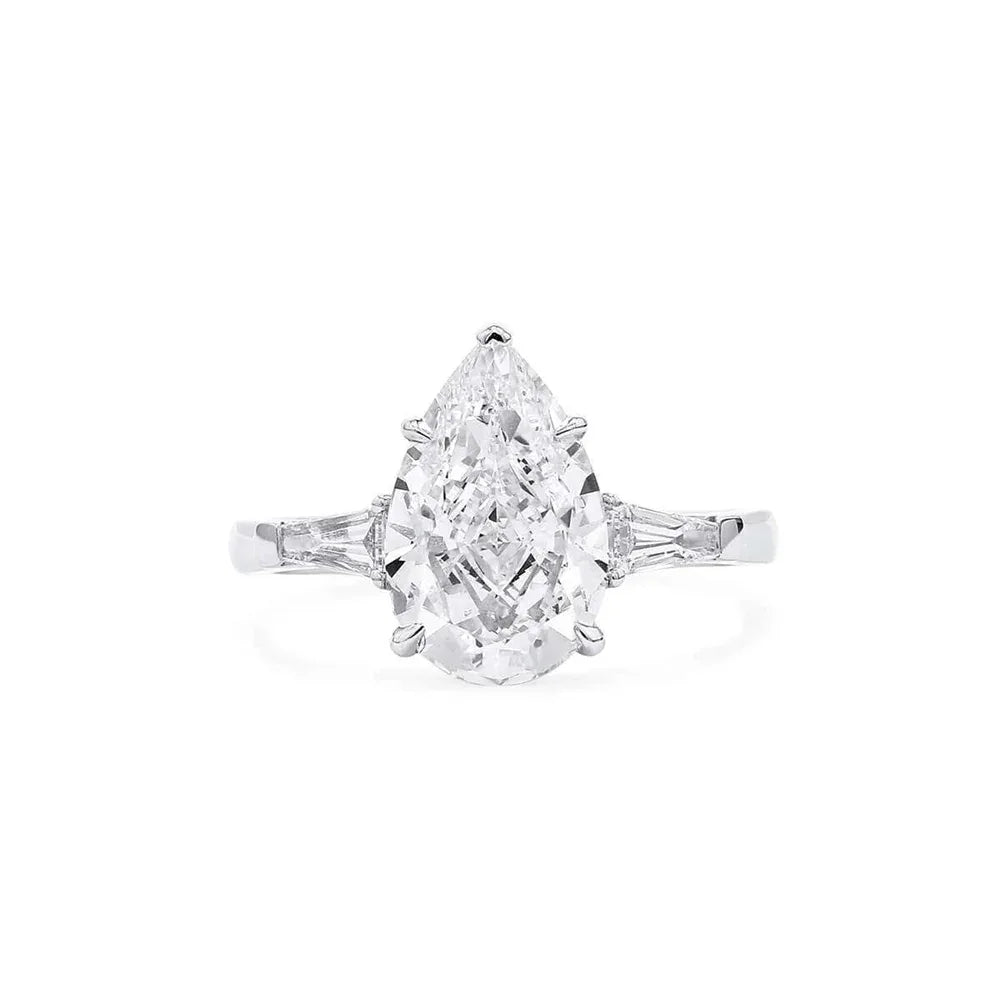 S925 Sterling Silber Platinbeschichteter Ring