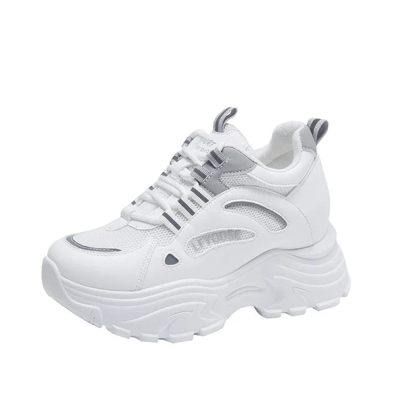 Damen Plateausneaker Mode Sportschuhe Freizeitschuhe