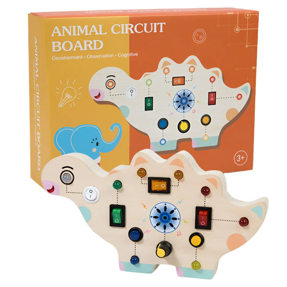 Hölzerne Tiersimulations-Leiterplatte, Lernspielzeug